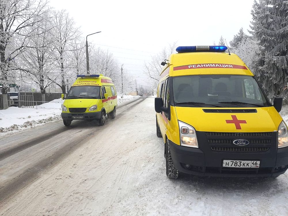 Реанимобили Курской ОМКБ доставили 13 пациентов в Москву и Санкт-Петербург