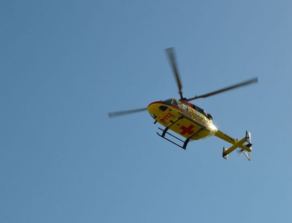 Вертолет санавиации доставил мальчика, пострадавшего от взрыва, в московскую клинику