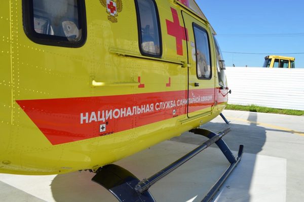 Вертолет санавиации экстренно доставил пациента из Курска в Москву
